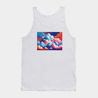 Colorful Clouds Tank Top